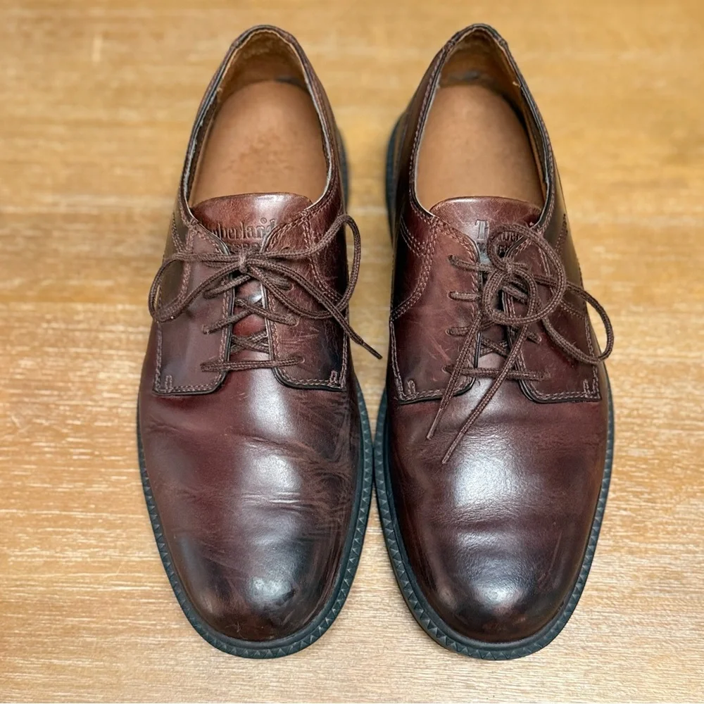 Timberland 72521 Work Shoe Men’s Waterproof‎ Brown Leather Sz 11M